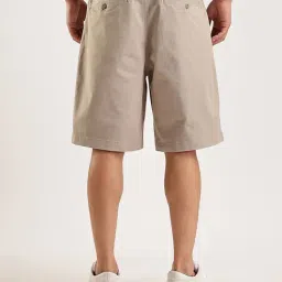 Calvin Klein Vintage Khaki Oversized Fit Mid Rise Shorts image 2