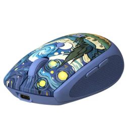 Portronics Toad III Plus Rechargeable Bluetooth Mouse with Bluetooth & Connectivity - Blue-picture-3