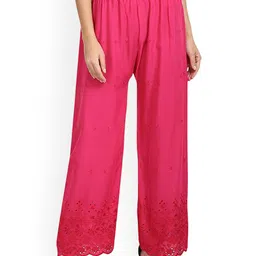 MIXFIT Women Printed Relaxed Fit High-Rise Trousers-image-39