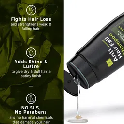 Ustraa Men Set of 2 Anti Hair Fall Shampoo Infused with Apple Cider Vinegar & Ginseng image 5