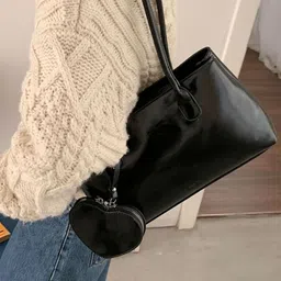 StyleCast Two Handles Shoulder Bag With Quilted image 3