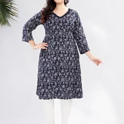 Avantrys Kalamkari Printed Kurta-picture-32