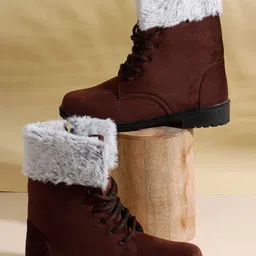 Denill Women Round Toe Winter Boots-picture-44