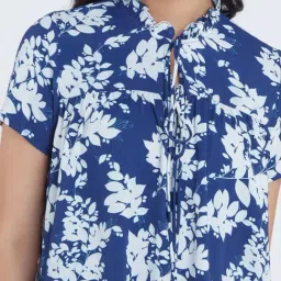 Zink London Blue Printed Top image 5