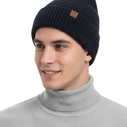 iSWEVEN Unisex Woollen Beanie image 3