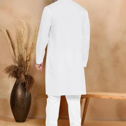 VS MALL Black Cotton Blend Kurta Sets image 3