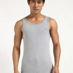 Tommy Hilfiger Men Solid Sleeveless Casual T-shirt-picture-51