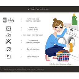 Homybees Navy Blue Geometric 220 TC Single Bedsheet with Pillow Covers image 5