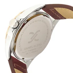 Daniel Klein Men Round Shaped Leather Straps Analogue Watch DK.1.13653-3 image 3