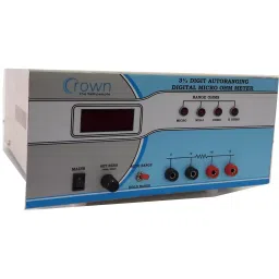Crown Autoranging Digital Micro Ohm Meter with 3.5 Digit LED Display and 1 µΩ to 19.99 kΩ in 8 Ranges, CES 201AUTO-image-66