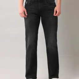 U.S. Polo Assn. Denim Co. Black Cotton Regular Fit Jeans-picture-35