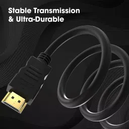 LOTA HDMI Cable Ultra High Speed Gold-Plated Connector Supports 3D and 4K@60 Hz Resolution Black 10 m, ‎MST-774-LT image 5