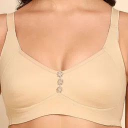 DressBerry Breathable Cotton Plus Size M-Frame Minimiser Non-Padded Bra image 2