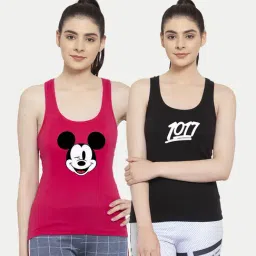 Friskers Multicolor Printed Camisole (Pack Of 2)-picture-20