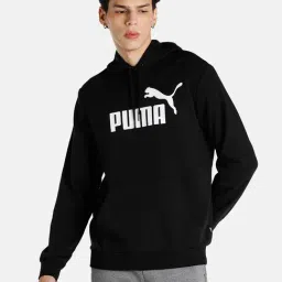 Puma Essentials Black Hooded Sweatshirt-picture-30
