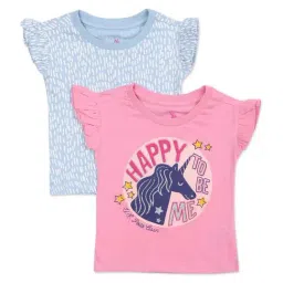 U.S. Polo Assn. Kids Pink Cotton Printed T-Shirt (Pack of 2)-picture-30