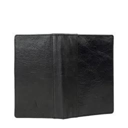 Hidesign Ecom Black Solid Small Card Holder image 5