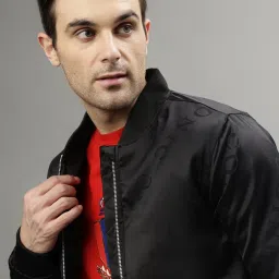 Iconic Men Solid Regular Fit Polyester Jacket image 5