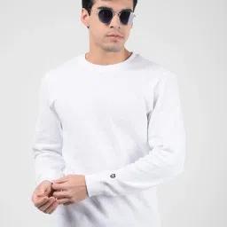 Numero Uno White Regular Fit Texture T-Shirt image 5