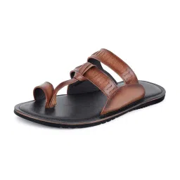 Louis Stitch Men's Tan Toe Ring Sandals image 5