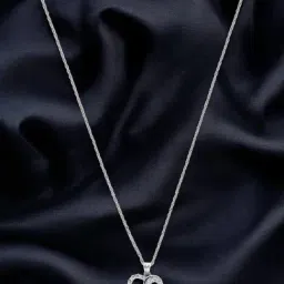 crash.club By CKC Heart Pendant Necklace with Sparkling Stones-image-70
