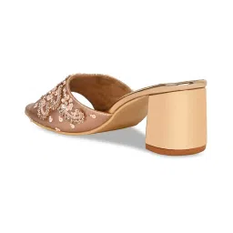 Rocia by Regal Women's Rose Gold Casual Sandals image 5