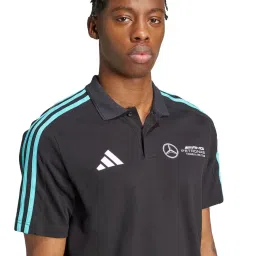 Adidas Black Motorsport MER DNA M Polo T-Shirt image 5