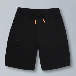 Plum Tree Black Cotton Regular Fit Shorts-picture-33