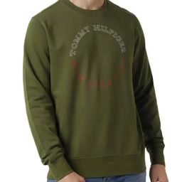 Tommy Hilfiger Putting Green Cotton Regular Fit Logo Printed Sweatshirt-picture-29