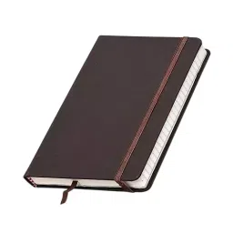 PAPERLLA Notebook Diary A5 Acid-Free Paper 240 Pages 80 GSM Cardboard Cover Dark Brown, C01995-image-77