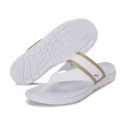 Puma Women's Softride Sunny Flip Snow White Flip Flops image 4