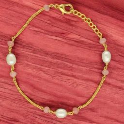 Sri Jagdamba Pearls The Dreamer White Pearl Charms Bracelets-picture-31