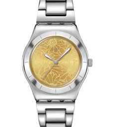 Swatch Women Printed Dial & Stainless Steel Bracelet Style Straps Analogue Watch YLS236G-picture-24