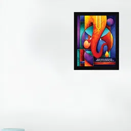 ArtX Blue & Red Paper Religious Wall Paintings image 2