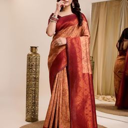 Vastravatika Woven Design Zari Kanjeevaram Saree-picture-22