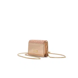 Aldo Tux Womens Rose Gold Wallet On A Chain image 2