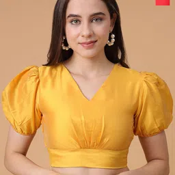 Frolic Rolic Pack Of 2 V-Neck Puff Sleeves Blouse-image-2