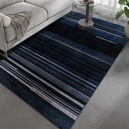jaipur rugs Blue Geometrical Wool 6 ft X 9 ft Rectangle Flat Weaves image 1