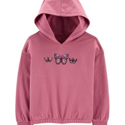 Carter's Butterfly French Terry Hoodie- Pink-picture-6