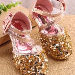 Babyoye Bellies with Velcro Closure & Bow Applique - Pink-picture-10