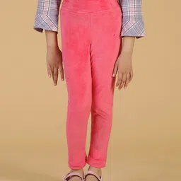 Tales & Stories Solid Leggings - Pink image 1