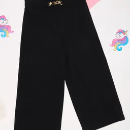 Pantaloons Junior Solid Trouser - Black-picture-20