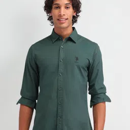 U.S. Polo Assn. Denim Co. Men Manhattan Slim Fit Opaque Casual Shirt-picture-31