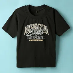 Rikidoos Full Sleeves Textured Shirt & Typography Printed Tee Set - Off White & Black image 2