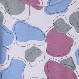 StyloBug Cotton Knit Full Sleeves Abstract Printed Light Winter Sweatshirt - Multi Colour image 4