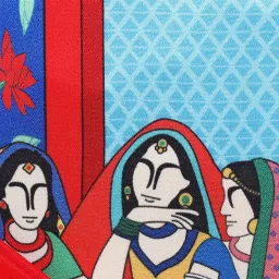 Sabhyata Multicolor Printed Small Cross Body Bag image 5