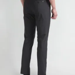 arrow new york Arrow Newyork Grey Slim Fit Trousers image 2