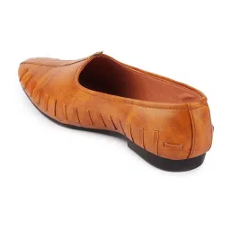 Fausto Men's Tan Casual Juttis image 5