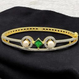 Sri Jagdamba Pearls Imperial Radiance White Pearl Charms Bracelets-picture-39