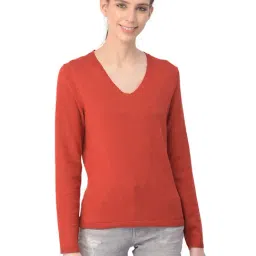 Woodland Lava Orange Full Sleeves Pullover-picture-15